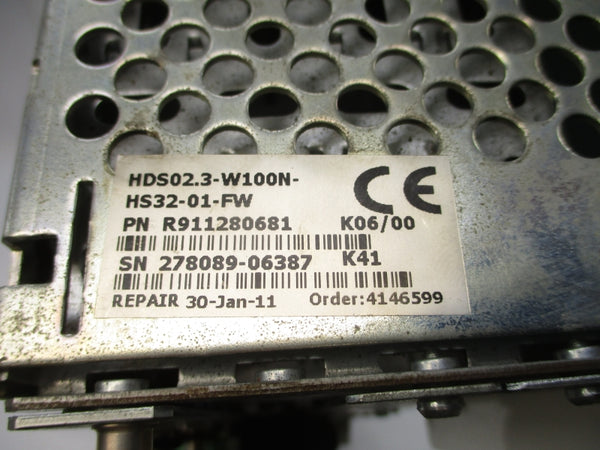 INDRAMAT HDS02.3W100N-HS32-01-FW R911280681 UNMP