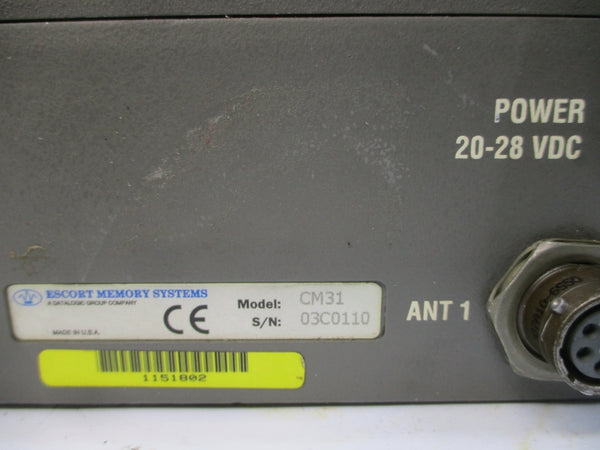 ESCORT MEMORY SYSTEMS CM31 20-28VDC UNMP