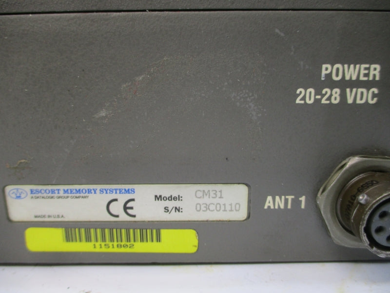 ESCORT MEMORY SYSTEMS CM31 20-28VDC UNMP