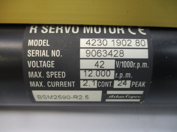 ATLAS COPCO 4230190280 BSM2590-R2.5 42V 24A NSNP