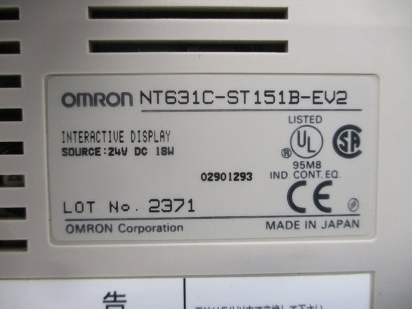 OMRON NT631C-ST151B-EV2 24VDC NSNP