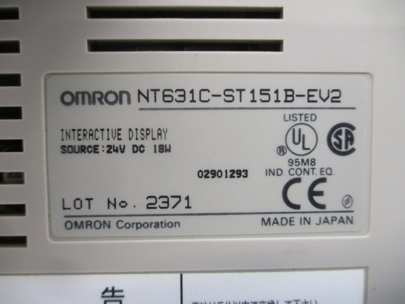 OMRON NT631C-ST151B-EV2 24VDC NSNP