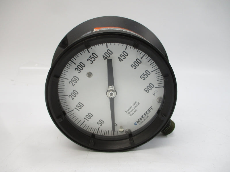 ASHCROFT 45-1379-AS-04L-600# 0-600PSI 4-1/2" NSMP