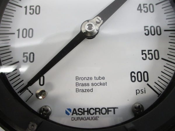 ASHCROFT 45-1379-AS-04L-600# 0-600PSI 4-1/2" NSMP