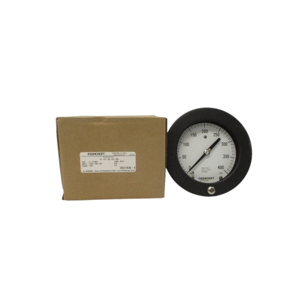 ASHCROFT 45-1377-BS-02B-400# 0-400PSI 4-1/2" NSMP