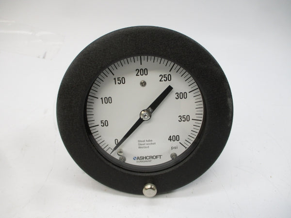 ASHCROFT 45-1377-BS-02B-400# 0-400PSI 4-1/2" NSMP