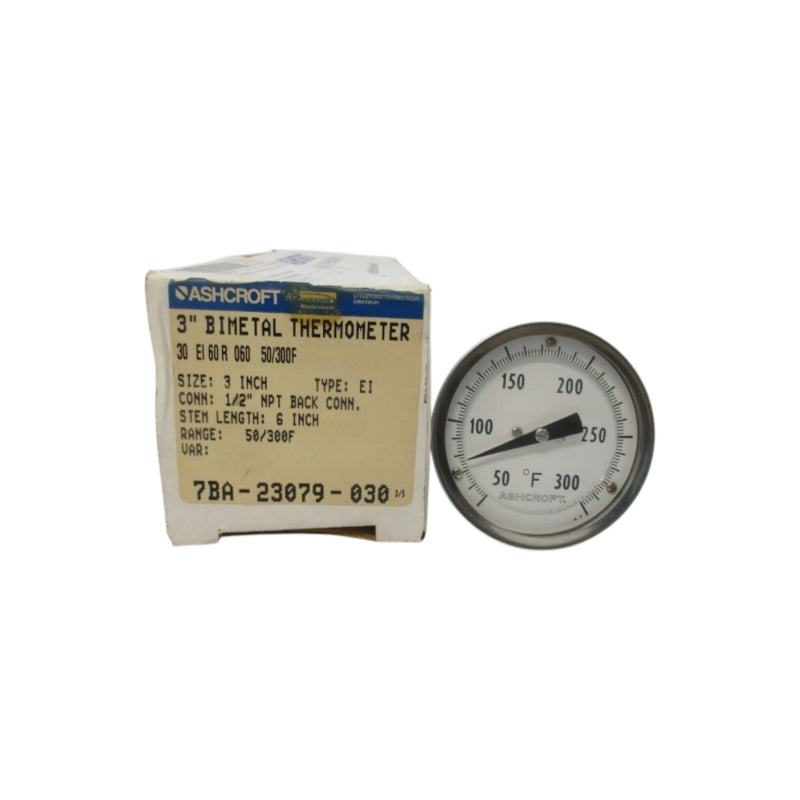 ASHCROFT 30EI60R06050/300F 3" NSMP