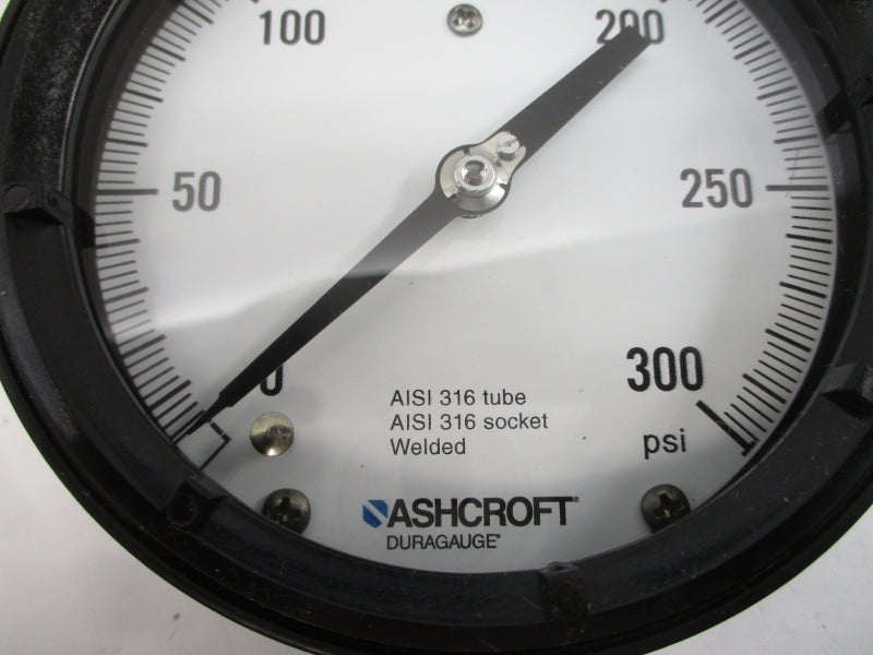 ASHCROFT 45-1379-SS-04L-300# 0-300PSI 4-1/2" NSMP