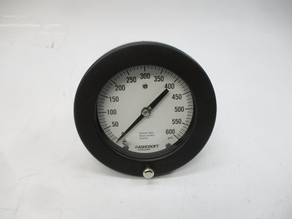 ASHCROFT 45-1377-AS-02B-600# 0-600PSI 4-1/2" NSMP