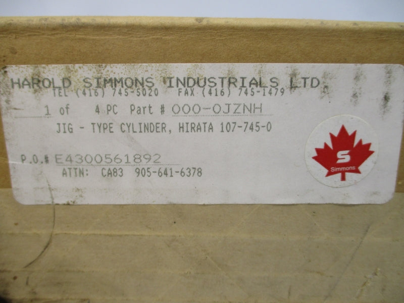 HIRATA 000-0JZNH JIG107-745-0 NSMP