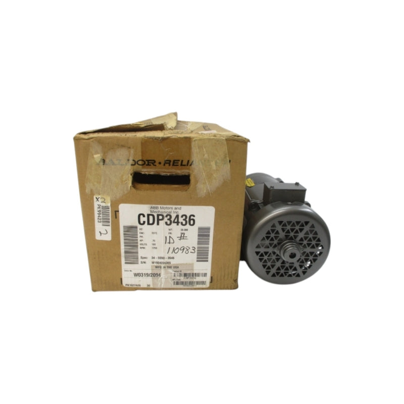 BALDOR CDP3436 34-5990-3946 180V 3.7A NSMP