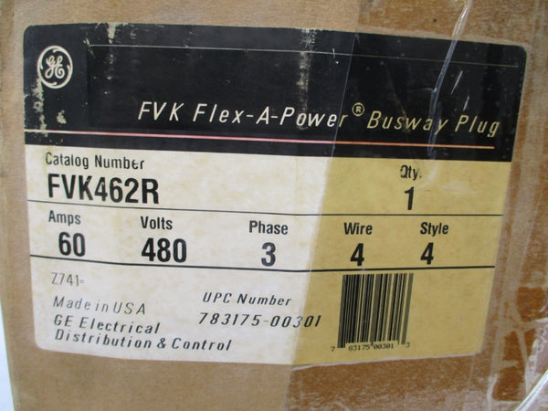 GENERAL ELECTRIC FVK462R 480V 60A NSMP