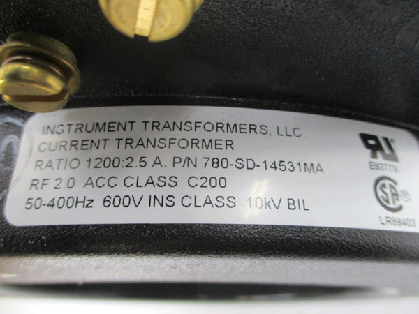 INSTRUMENT TRANSFORMERS 780-SD-14531MA 600V NSNP