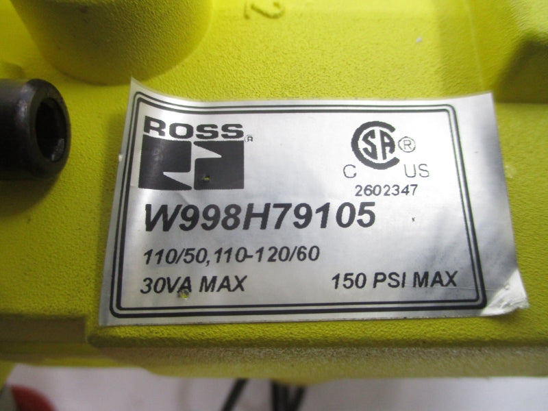 ROSS Y2773A5072 110-120V 150PSI NSNP