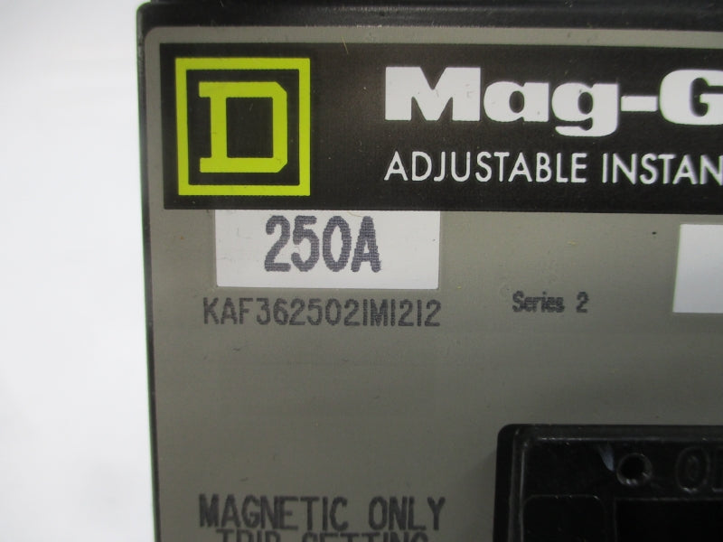SQUARE D KAF3625021M1212 SER. 2 600VAC 250A NSNP