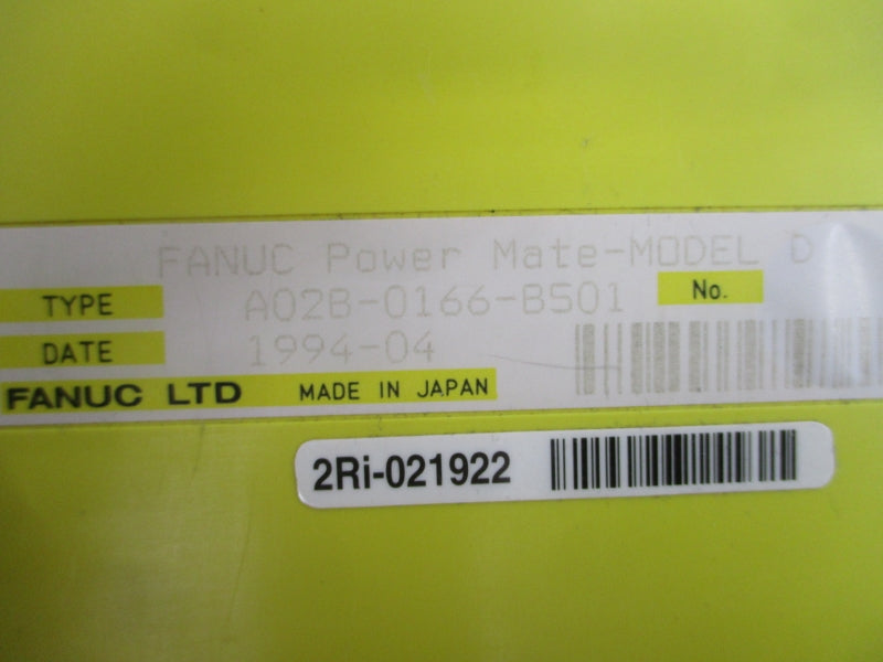 FANUC A02B-0166-B501 24VDC 5.0A UNMP