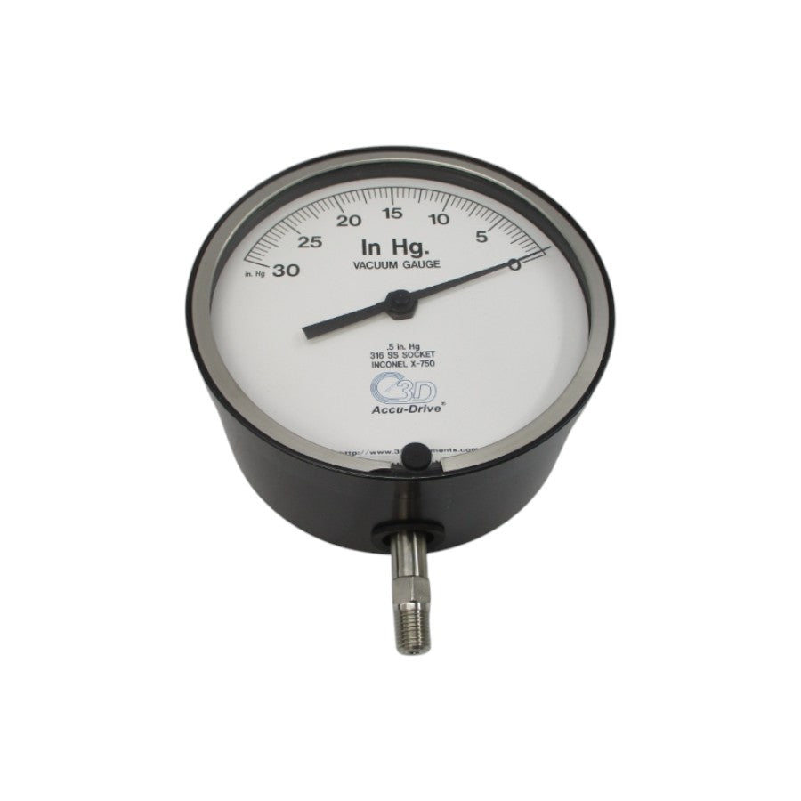 3D INSTRUMENTS 24205-21B51GZK -30/0INHG NSNP