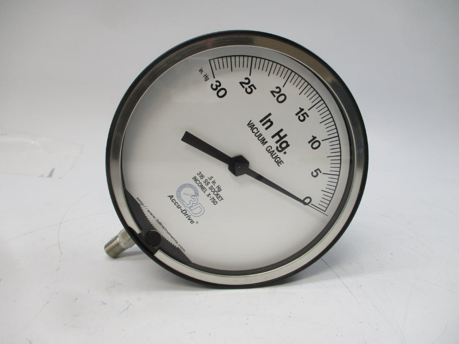 3D INSTRUMENTS 24205-21B51GZK -30/0INHG NSNP