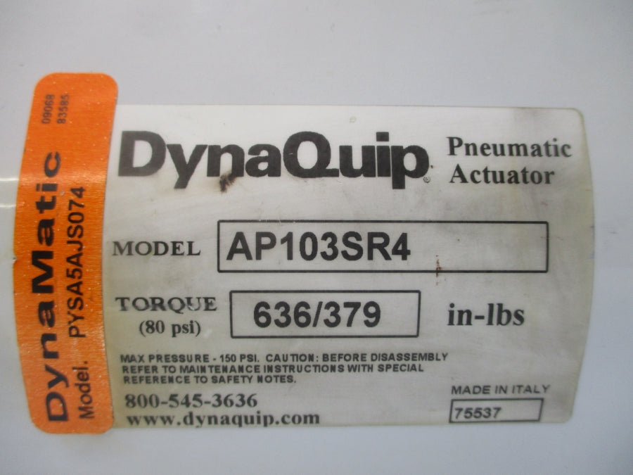 DYNAQUIP AP103SR4 150PSI NSNP