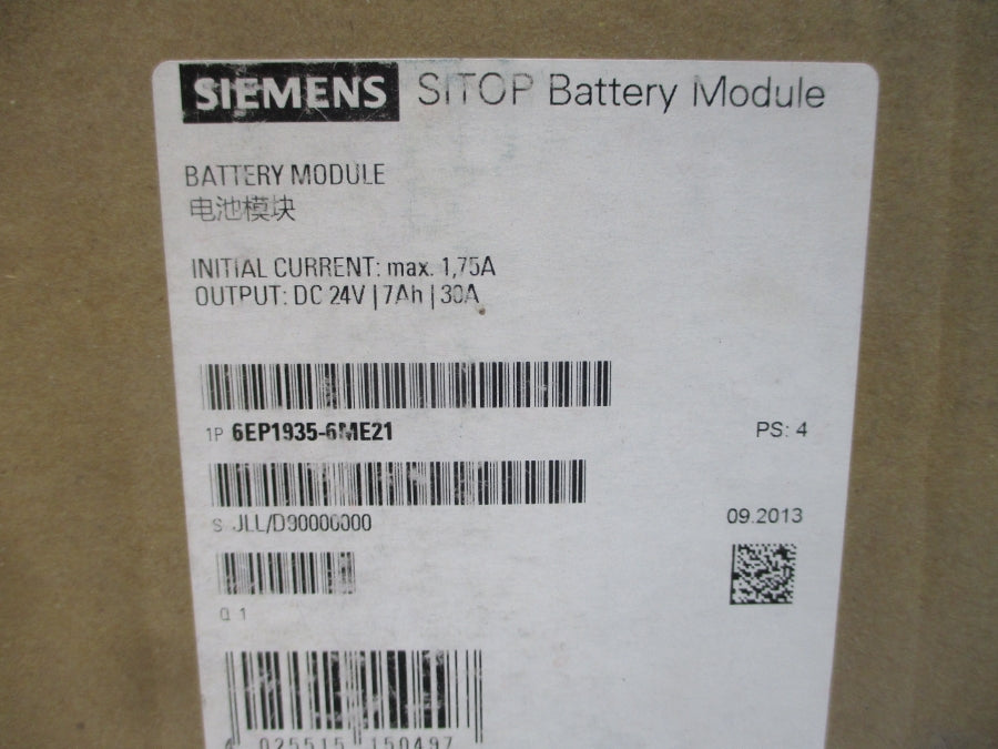 SIEMENS 6EP1935-6ME21 24VDC 1.75A NSMP