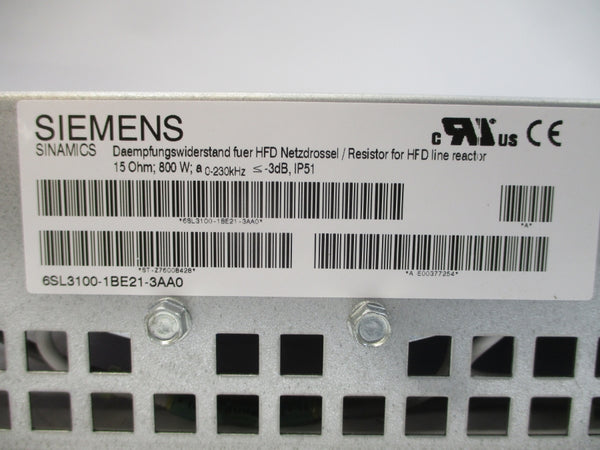 SIEMENS 6SL3100-1BE21-3AA0 NSMP