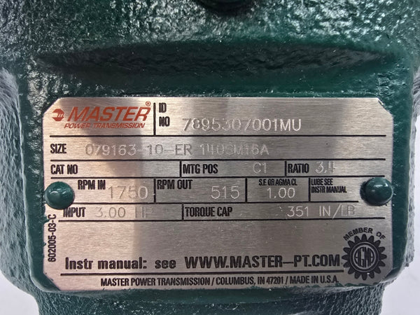 MASTER POWER TRANSMISSION 7895307001MU 079163-10-ER 140SM16A NSNP