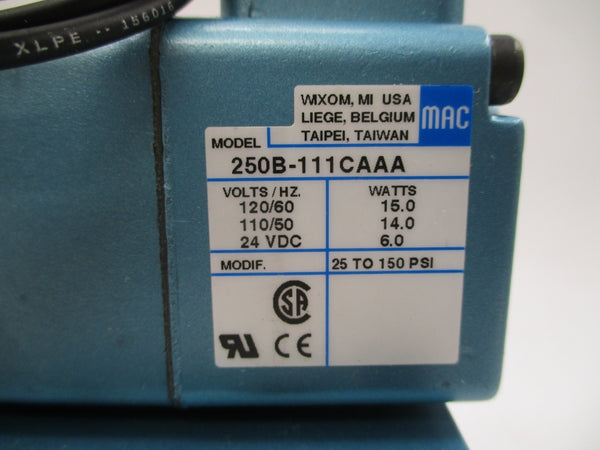 MAC 57D-71-111CA 110/120V 25-150PSI NSMP