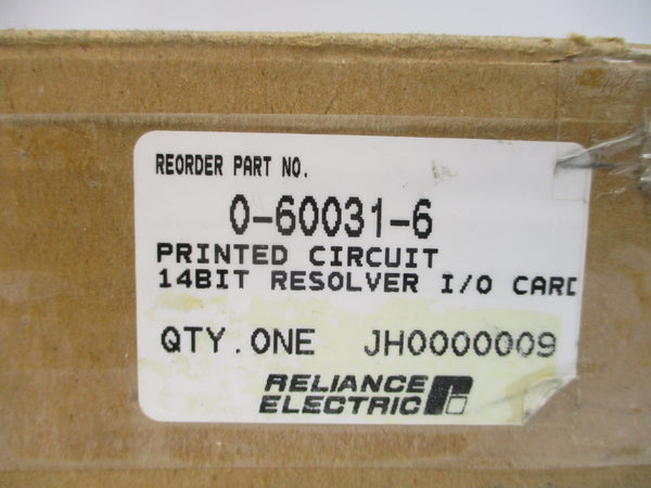 RELIANCE ELECTRIC 0-60031-6 NSMP