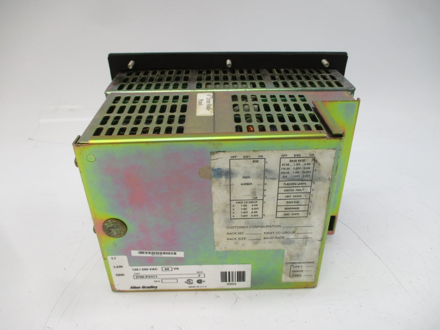 ALLEN BRADLEY 2705-P21C1 SER. F 120/240VAC NSNP