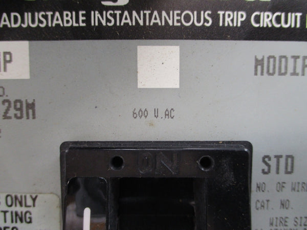 SQUARE D KAL3625029M SER. 2 600VAC 250A NSNP