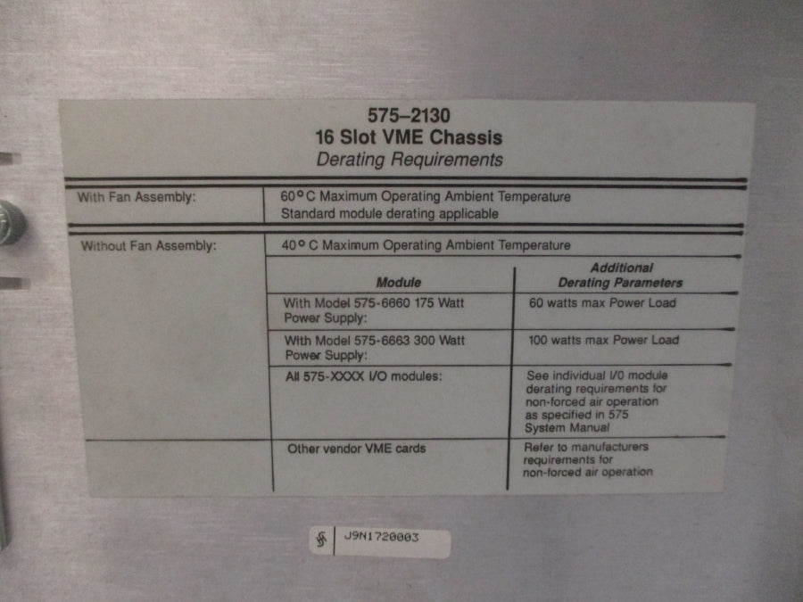 PLC RACK 575-2130 NSNP