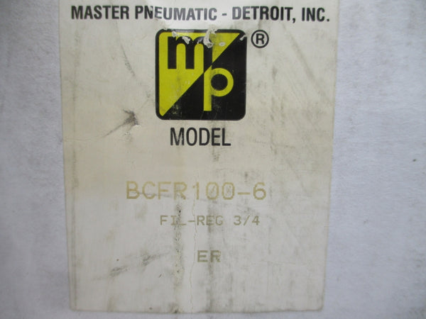 MASTER PNEUMATIC BCFR100-6 125/200PSI 3/4" NSMP
