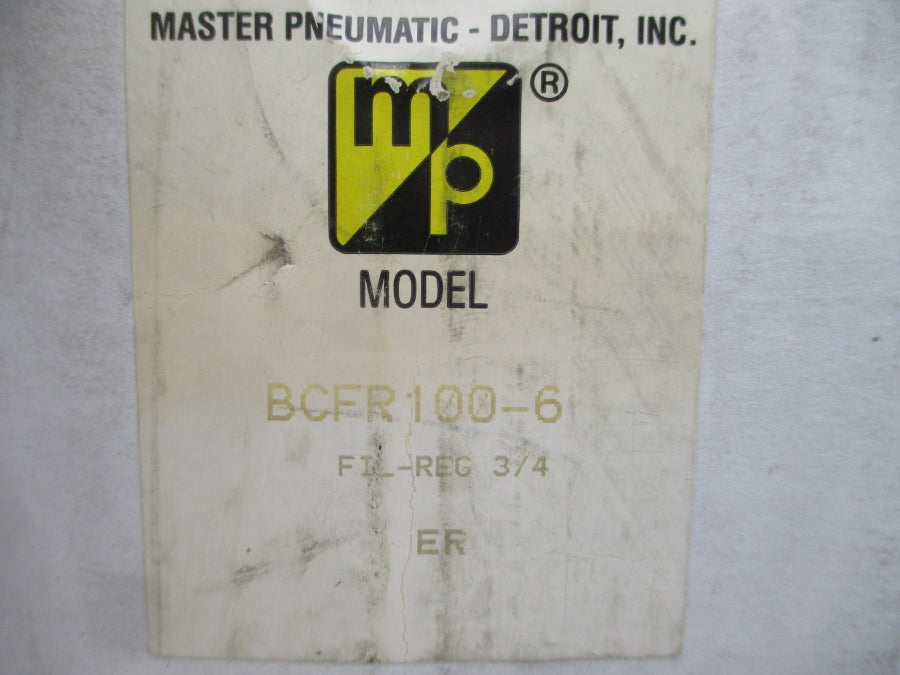MASTER PNEUMATIC BCFR100-6 125/200PSI 3/4" NSMP