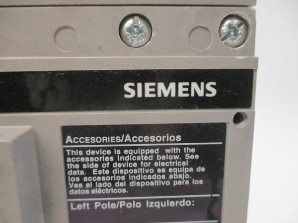 SIEMENS JXD63S400A 600V 400A NSNP