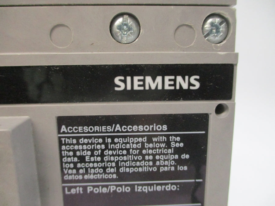 SIEMENS JXD63S400A 600V 400A NSNP