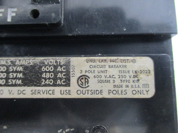 SQUARE D KAL36070 600VAC 70A UNMP