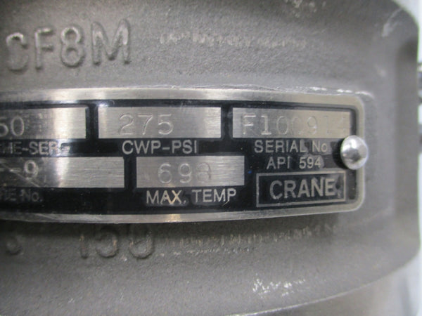 CRANE 3G15CPF-9 275PSI 3" NSMP