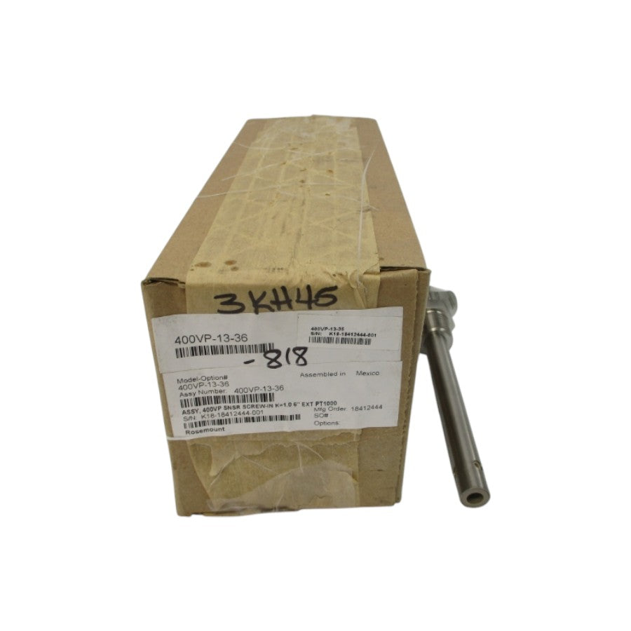 ROSEMOUNT 400VP-13-36 250PSI NSMP