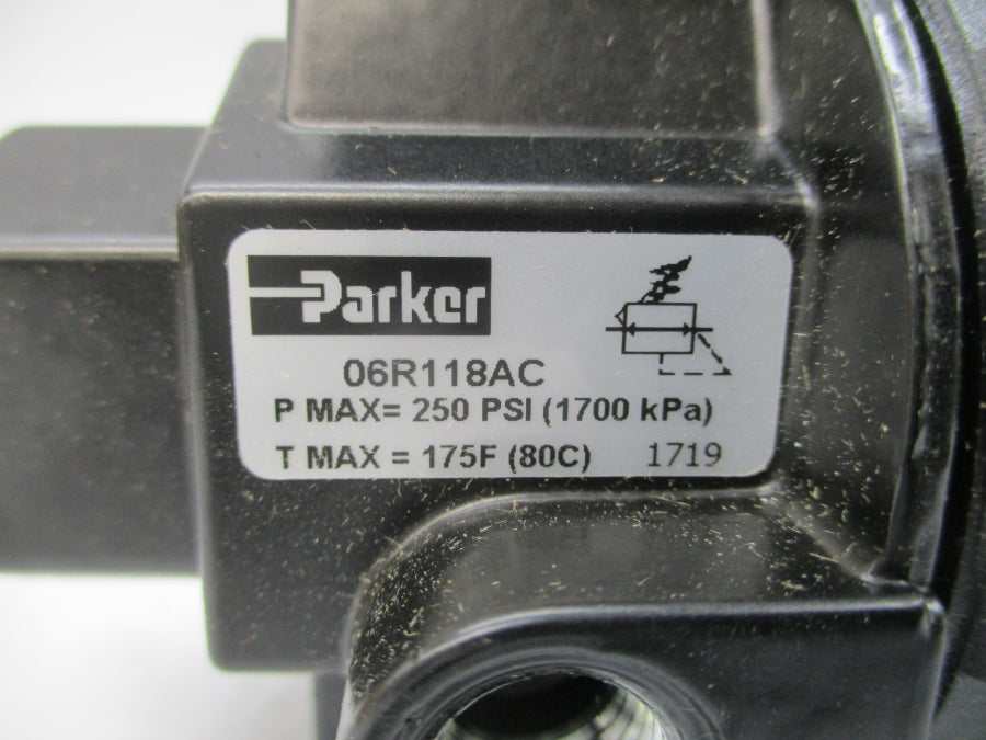 PARKER 06R118AC 250PSI 1/4" NSMP