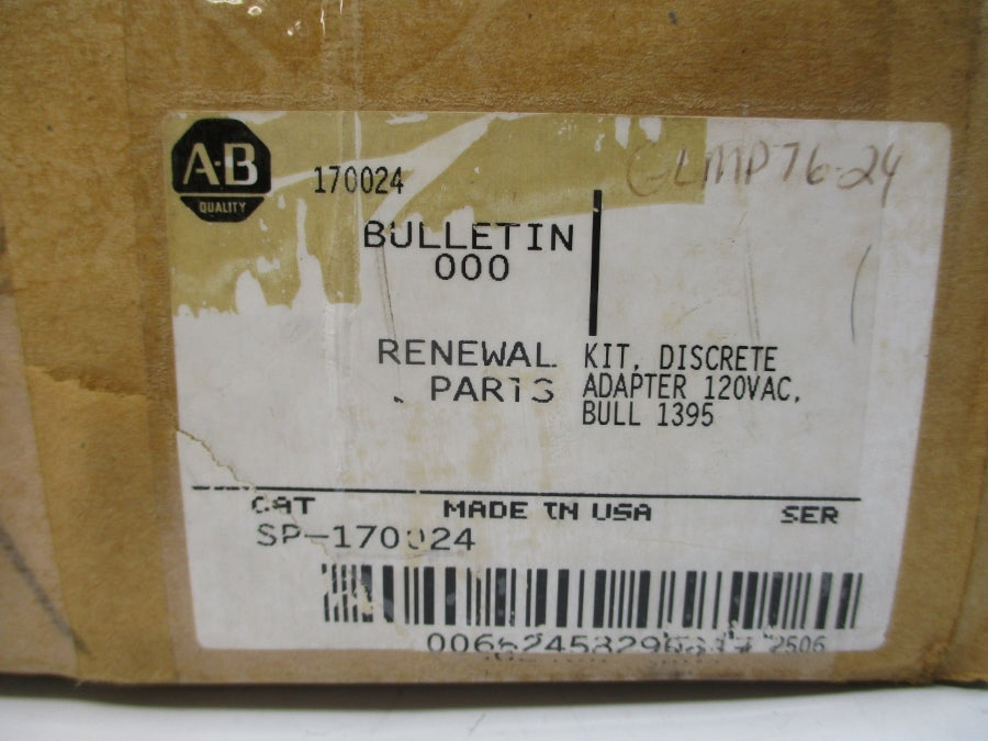 ALLEN BRADLEY SP-170024 120VAC REV. 13 NSMP