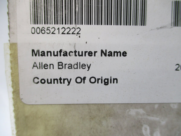 ALLEN BRADLEY 110996 REMAN