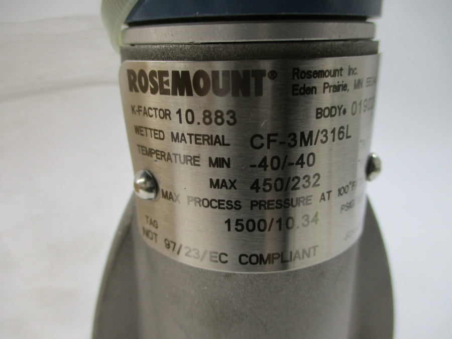 ROSEMOUNT 8800DW030SA1N1D1K5M5 10.8-30VDC 1500PSI NSMP