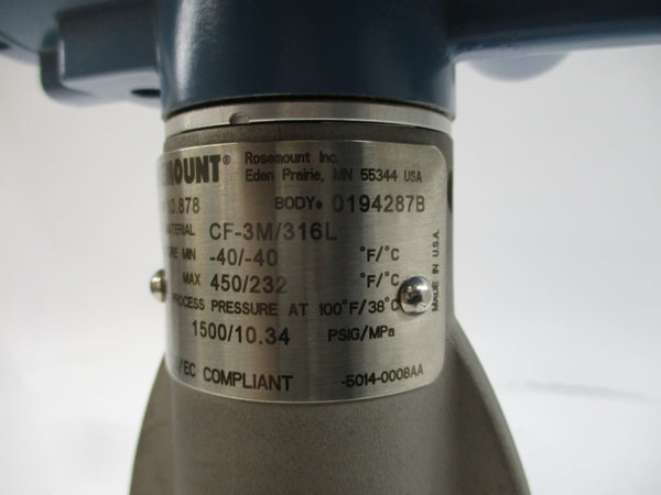 ROSEMOUNT 8800DW030SA1N1D1K5M5 10.8-30VDC 1500PSI NSNP