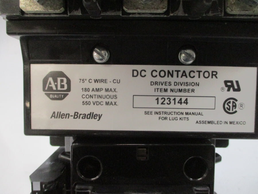 ALLEN BRADLEY 123144 115V 180A NSNP