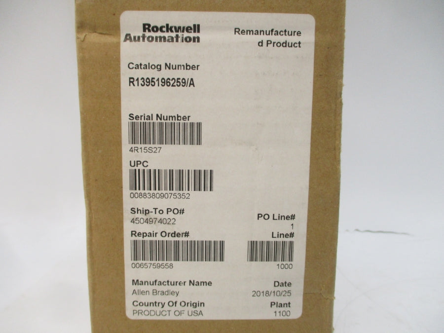 ALLEN BRADLEY 196259 SER. A REV. 03 REMAN