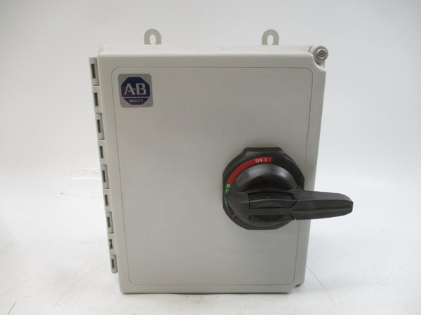 ALLEN BRADLEY 194R-KJ60-1753-PB SER. B 600VAC 60A NSMP