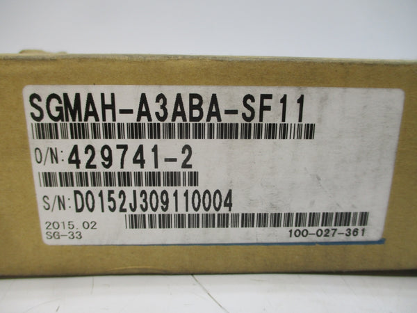 YASKAWA SGMAH-A3ABA-SF11 200VAC 0.44A NSMP