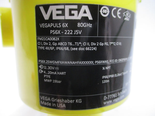 VEGA PS6X-222J5V PS6X.2SWGMFXAWANAHFAXXXXXX 12-30V NSNP