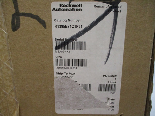 ALLEN BRADLEY 1395-B71-C1-P51 SER. B 380/415/460VAC 41.7A REMAN