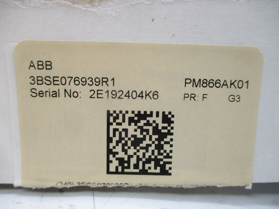 ABB PM866AK01 3BSE076359R1 24VDC 10A NSMP